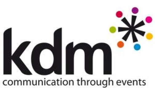 KDM Events logo - event and conference management company'